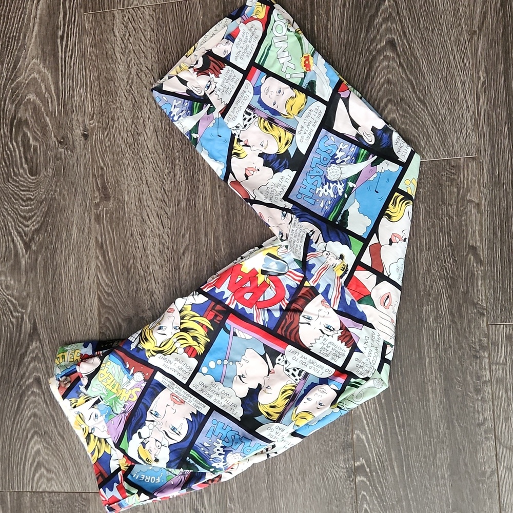 Mens Loudmouth Crak Comic Strip Pop Art Golf Pants 36W X 32L